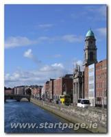 View of the river Liffey, Dublin